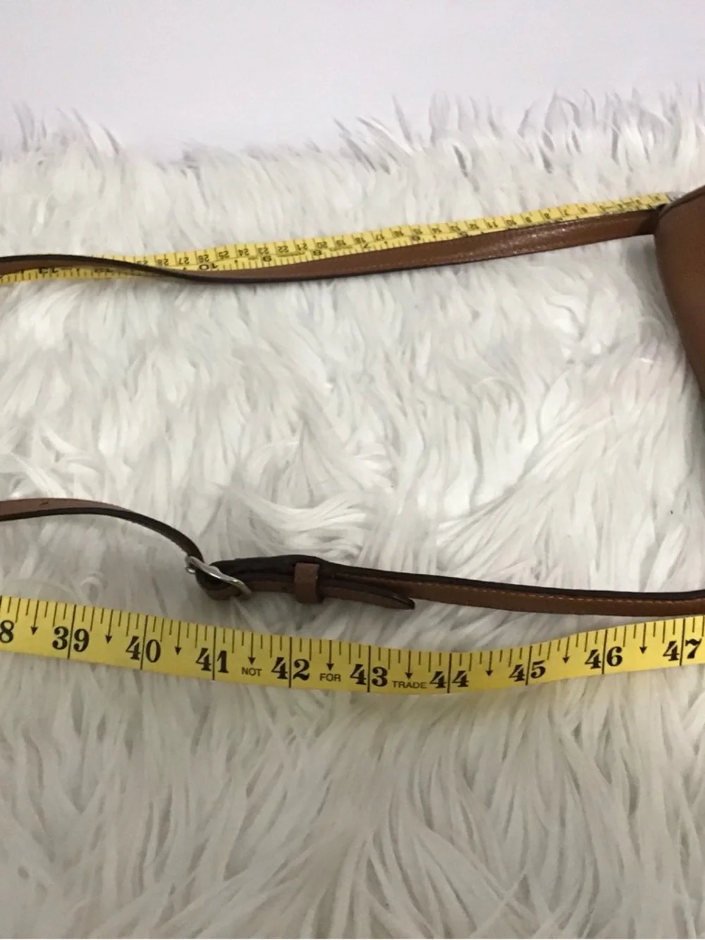 COACH Leather Flap Crossbody Bag Brown Pebble Leather Silver Hardware EUC